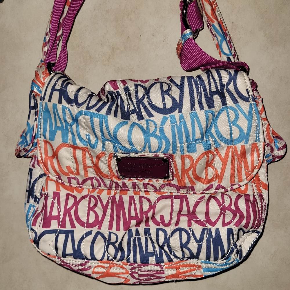 Marc BY Marc Jacobs Tapioca Multi Pretty Nylon Lil` Ukita Shoulder Crossbody